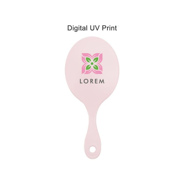 Picture of Chic Princess-Style Handheld Makeup Mirror