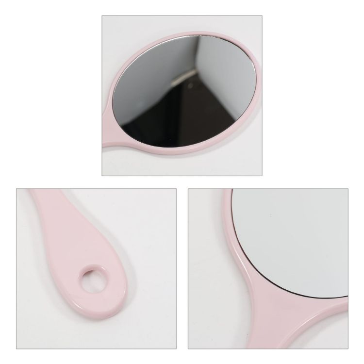 Picture of Chic Princess-Style Handheld Makeup Mirror