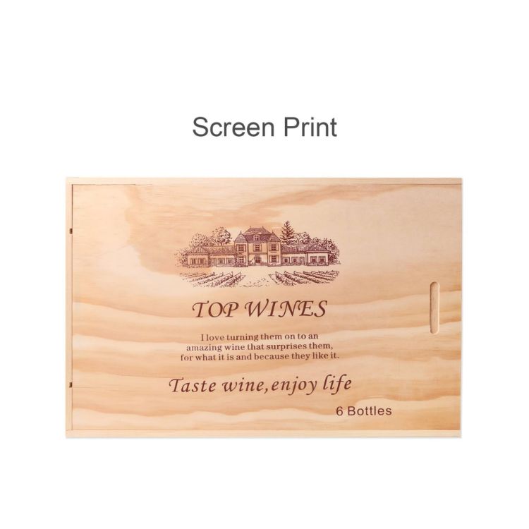 Picture of Six-pack Wooden Wine Gift Box