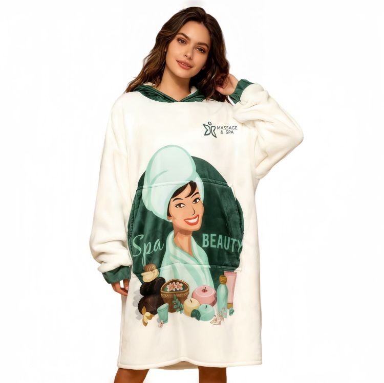 Picture of Unisex Premium 100% Polyester Sublimated  Wearable Blanket