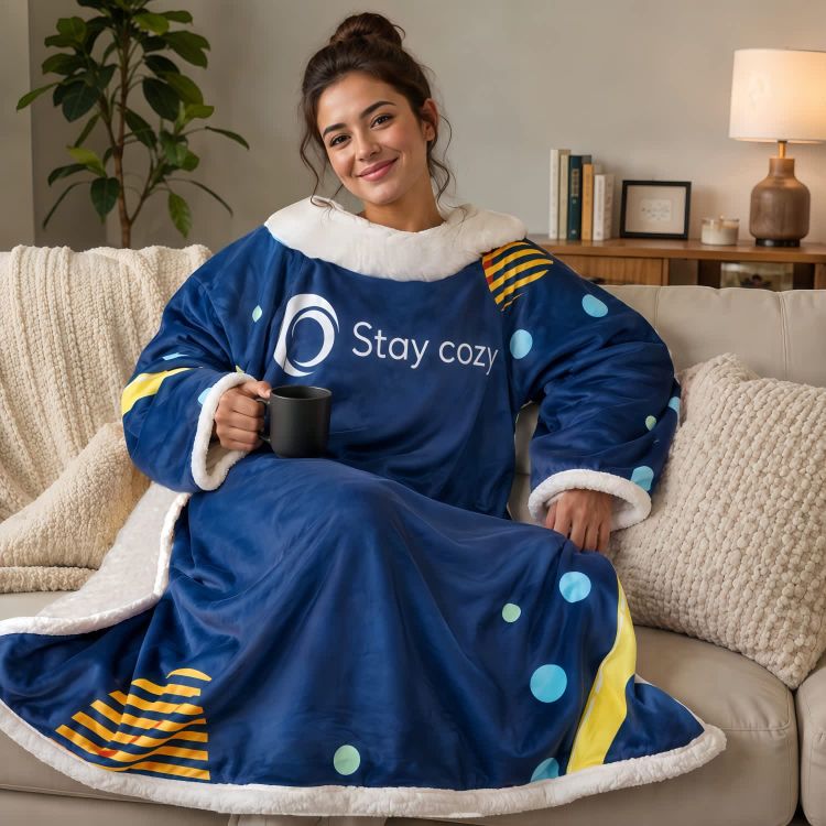 Picture of Premium 100% Polyester Sublimated Front Wear Blanket