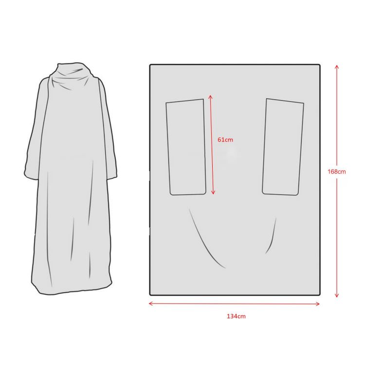 Picture of Premium 100% Polyester Sublimated Front Wear Blanket
