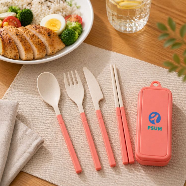 Picture of 4 Pieces Travel Utensils Set