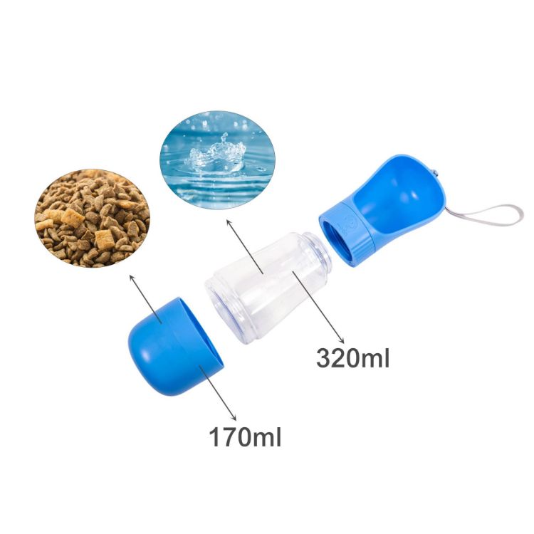 Picture of Pet Water Bottle with Food Container