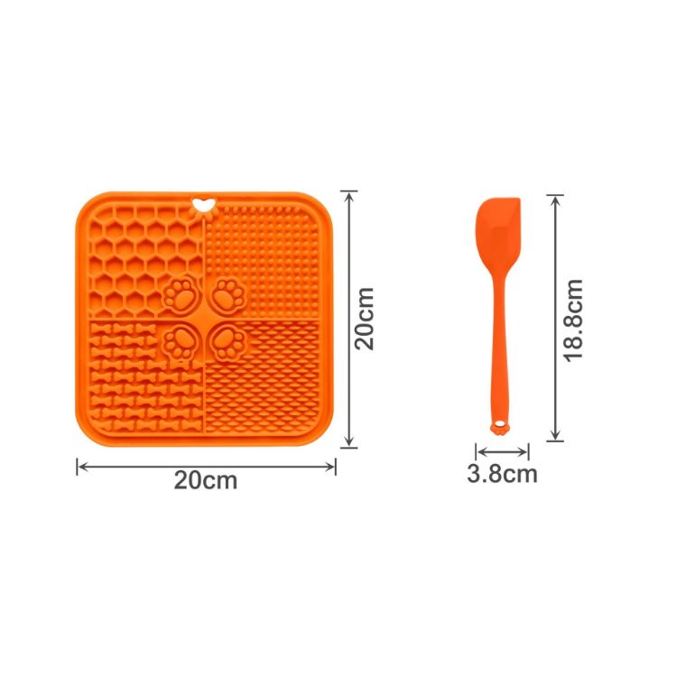 Picture of 4-Section Dog Enrichment Lick Mat