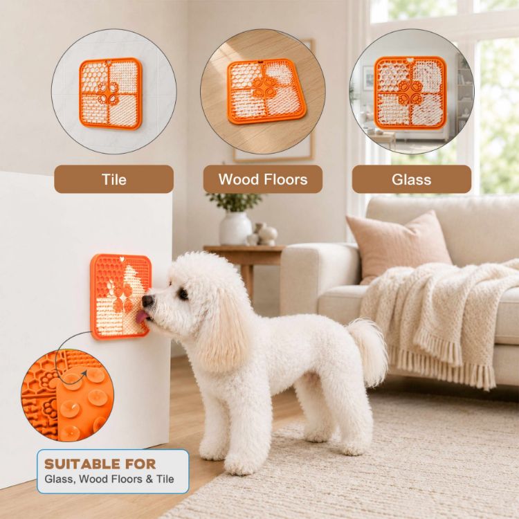 Picture of 4-Section Dog Enrichment Lick Mat