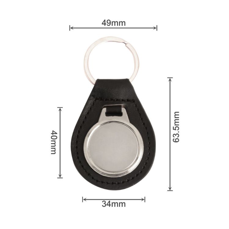 Picture of PU Leather Metal Keyring D