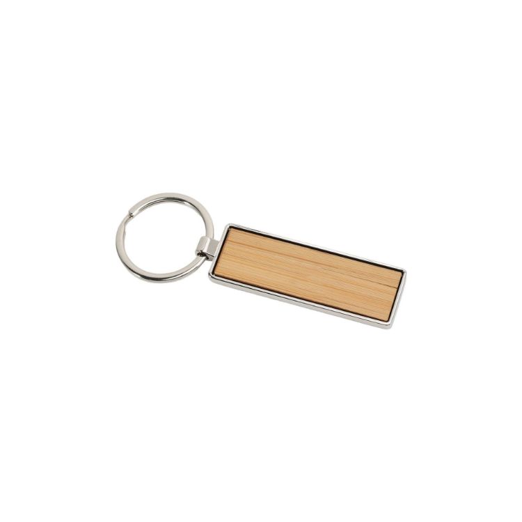 Picture of Rectangle Wooden Keyring
