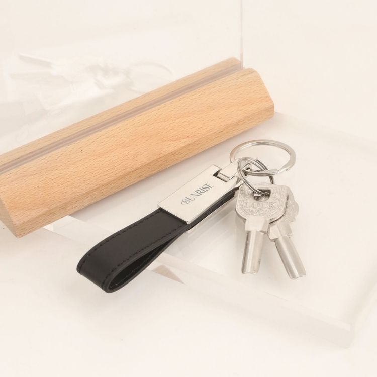 Picture of PU Leather Metal Keyring B