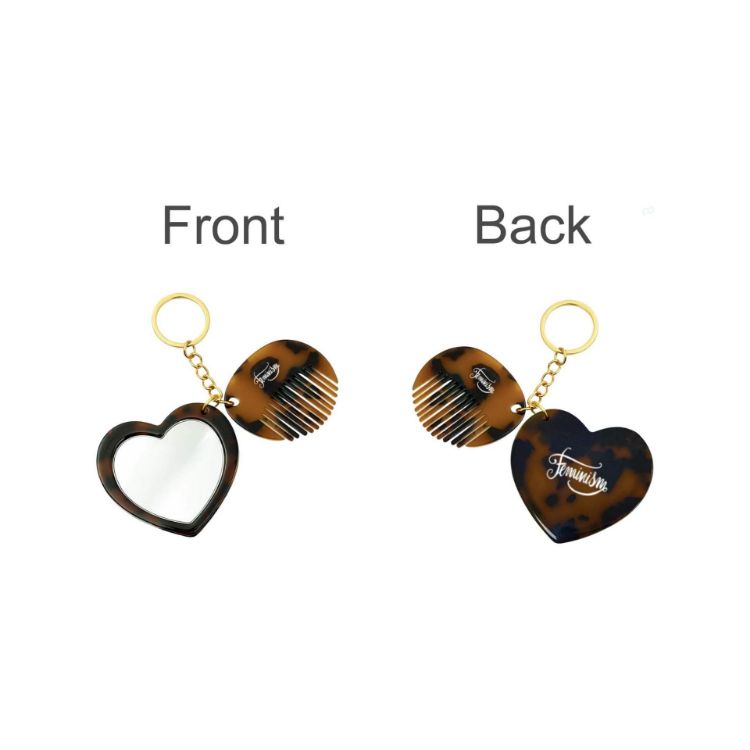 Picture of Mini Acetate Mirror Comb Keyring