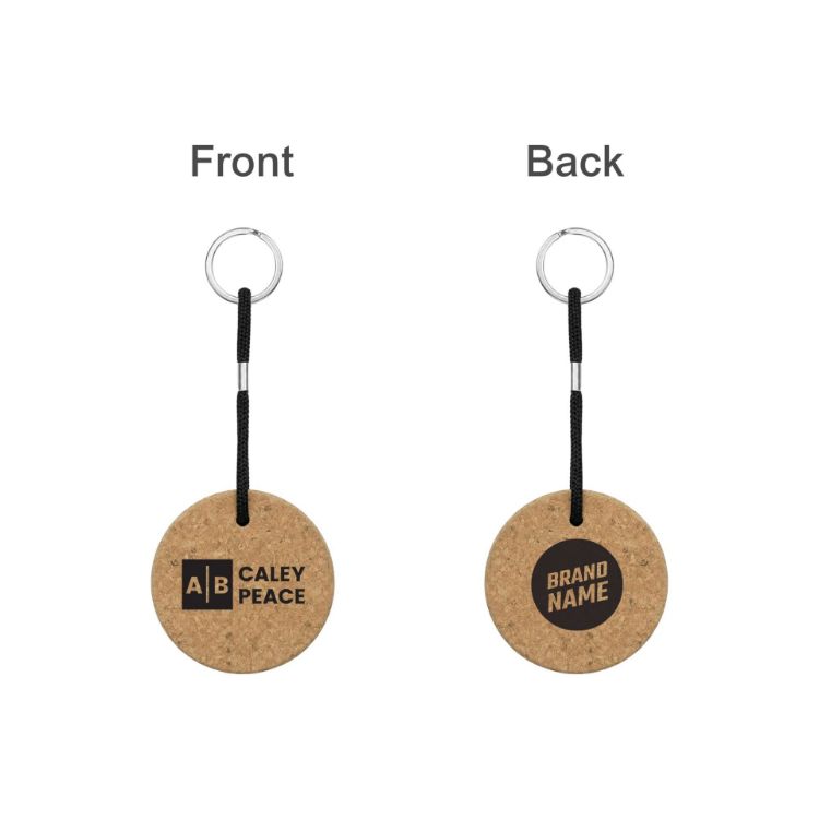 Picture of Round Cork Keyring