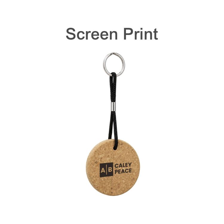 Picture of Round Cork Keyring