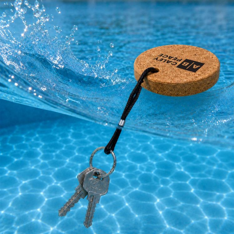 Picture of Round Cork Keyring
