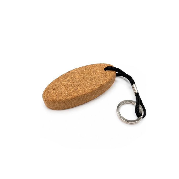 Picture of Oval Cork Keyring A