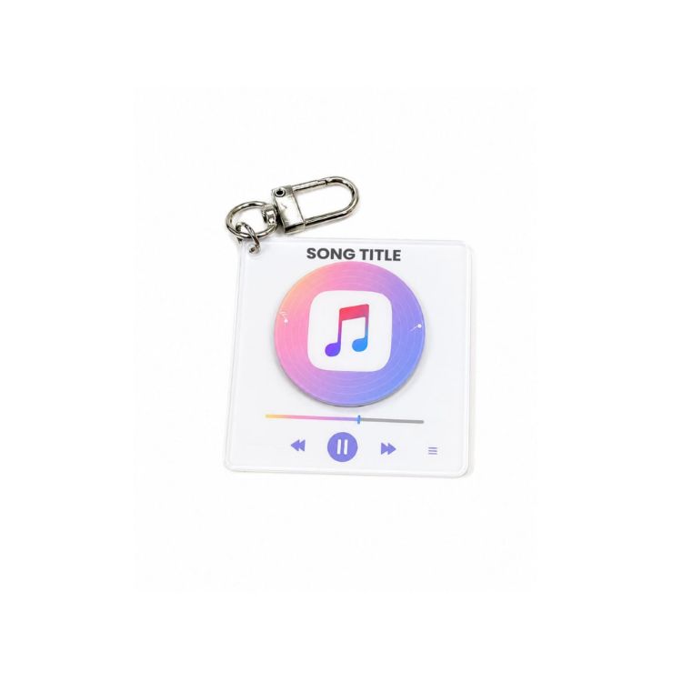 Picture of NFC Acrylic Spinning Keychain
