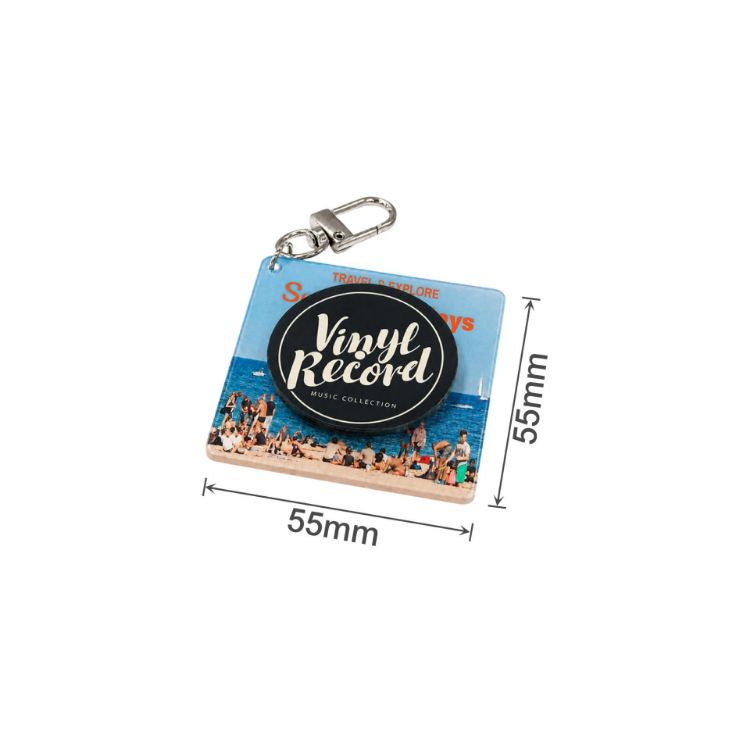 Picture of NFC Acrylic Spinning Keychain