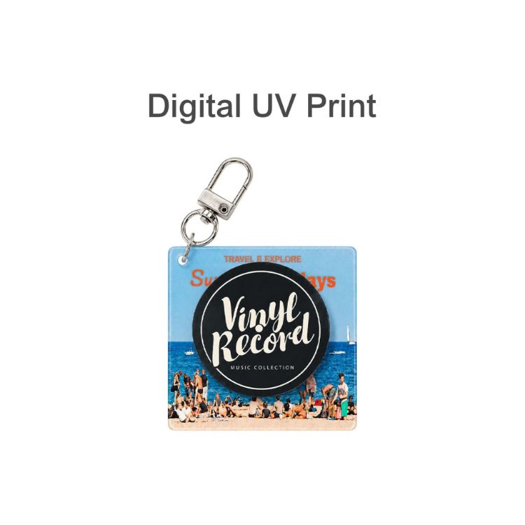 Picture of NFC Acrylic Spinning Keychain