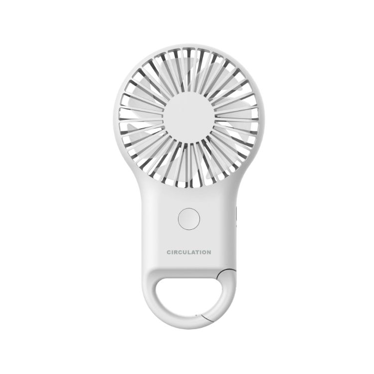 Picture of Carabiner Mini Fan with LED Light