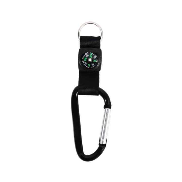 Picture of Carabiner with Compass Keychain