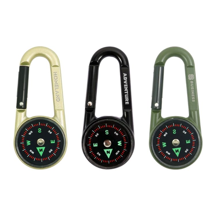 Picture of Compass Thermometre Carabiner