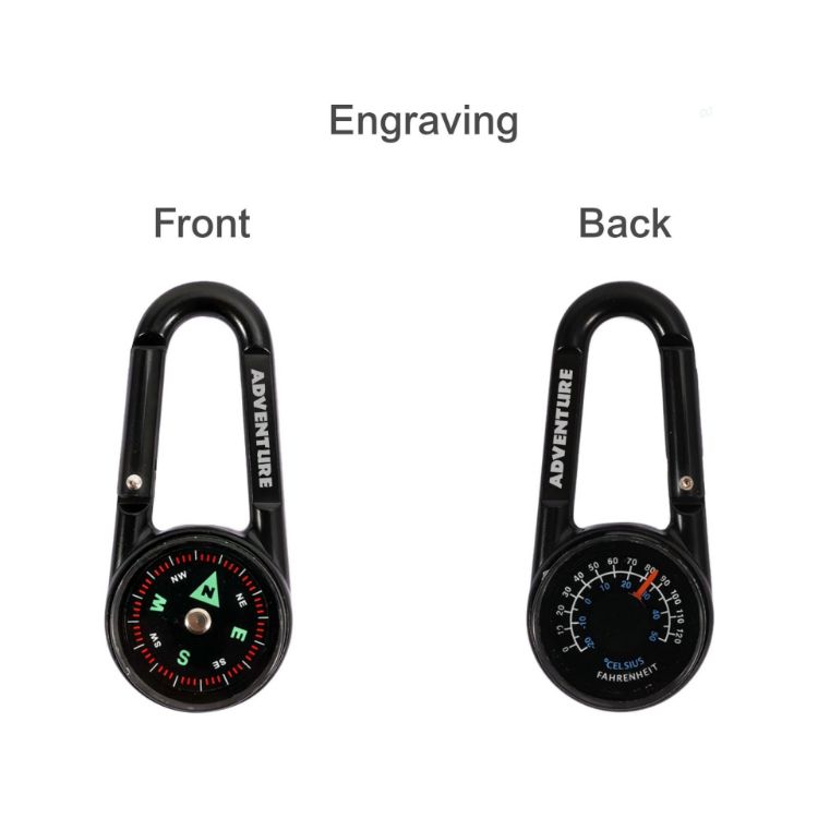 Picture of Compass Thermometre Carabiner