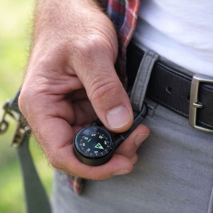 Picture of Compass Thermometre Carabiner