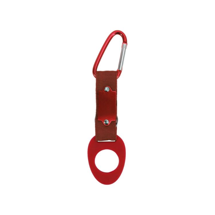 Picture of Carabiner Clip With Rubber Bottle Holder