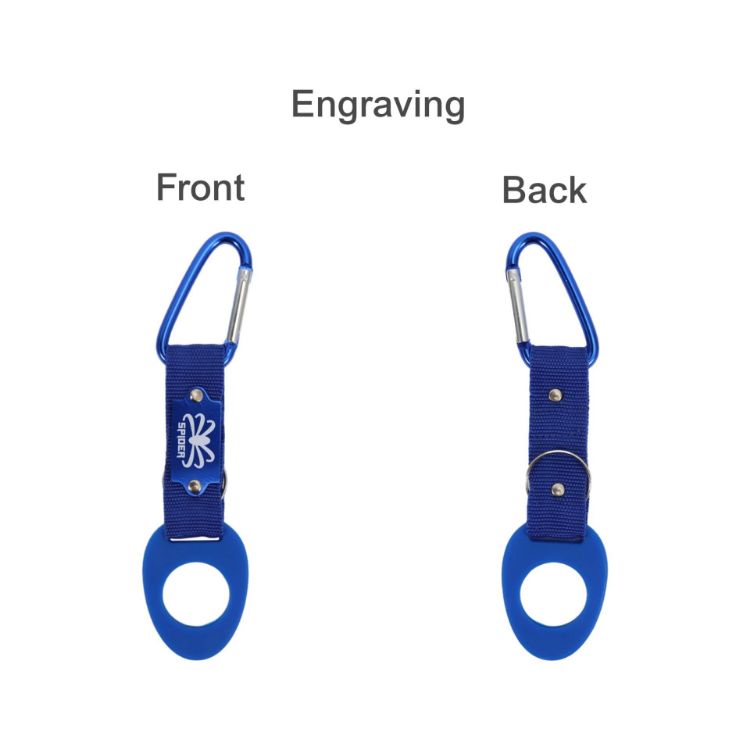 Picture of Carabiner Clip With Rubber Bottle Holder