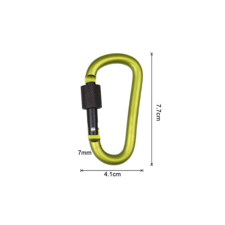 Picture of D-Shaped Screw Lock Keychain