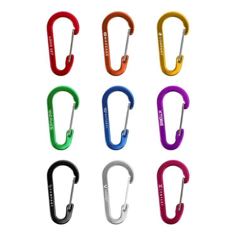 Picture of D Type Aluminium Alloy Carabiner Hooks