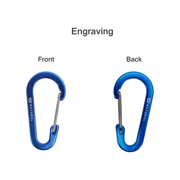 Picture of D Type Aluminium Alloy Carabiner Hooks