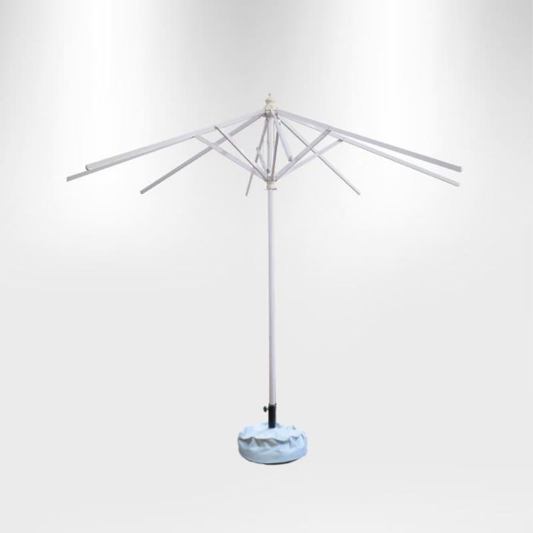 Picture of 3x3m Round Sublimation Market Umbrellas With Valances
