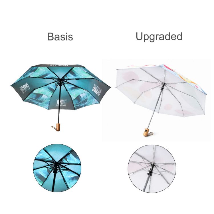 Picture of Triple folding RPET umbrella - auto open and close