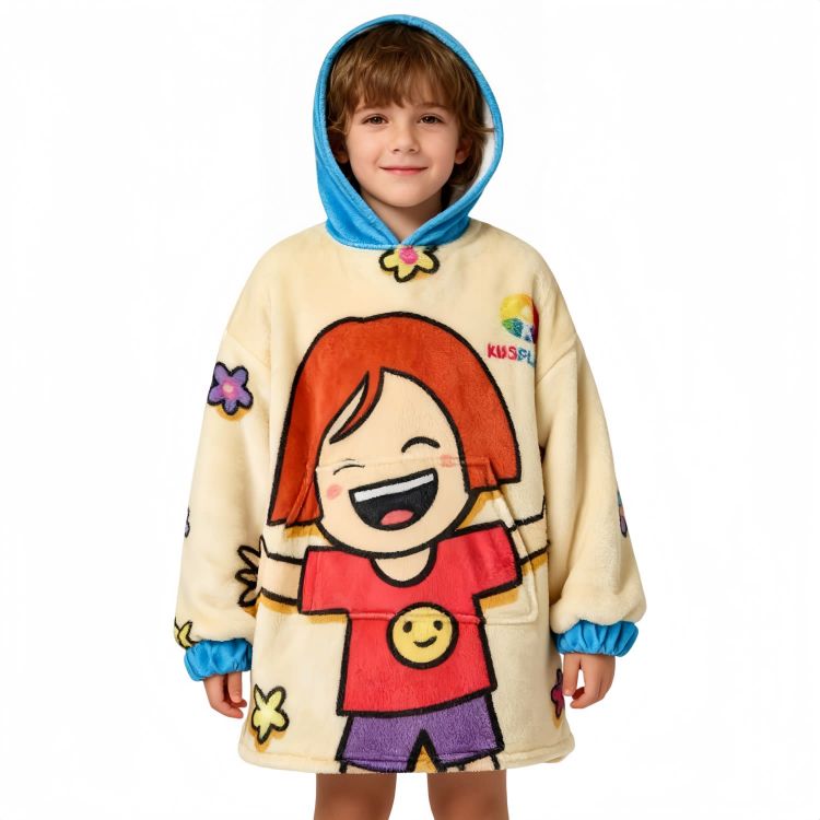 Picture of Kids' premium 100% Polyester Sublimated Wearable Blanket