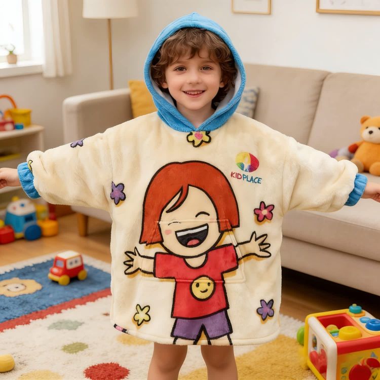Picture of Kids' premium 100% Polyester Sublimated Wearable Blanket