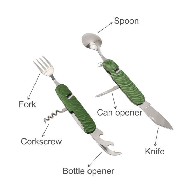 Picture of Coloured Hardware Camping Cutlery Tool