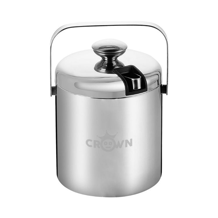 Picture of Ice Bucket With Lid And Tongs