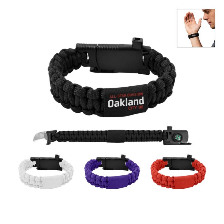Picture of 4 in 1 Outdoor Paracord Survival Bracelet