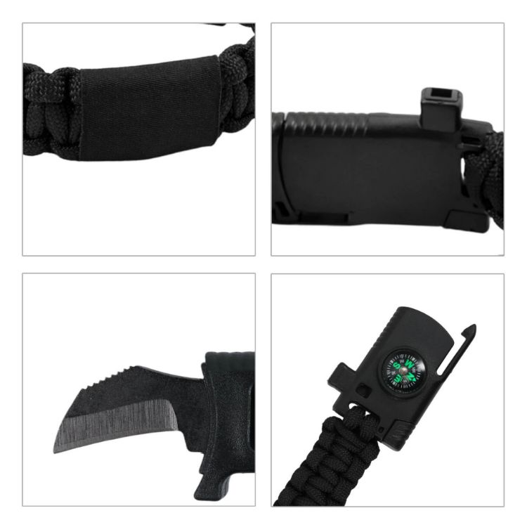 Picture of 4 in 1 Outdoor Paracord Survival Bracelet