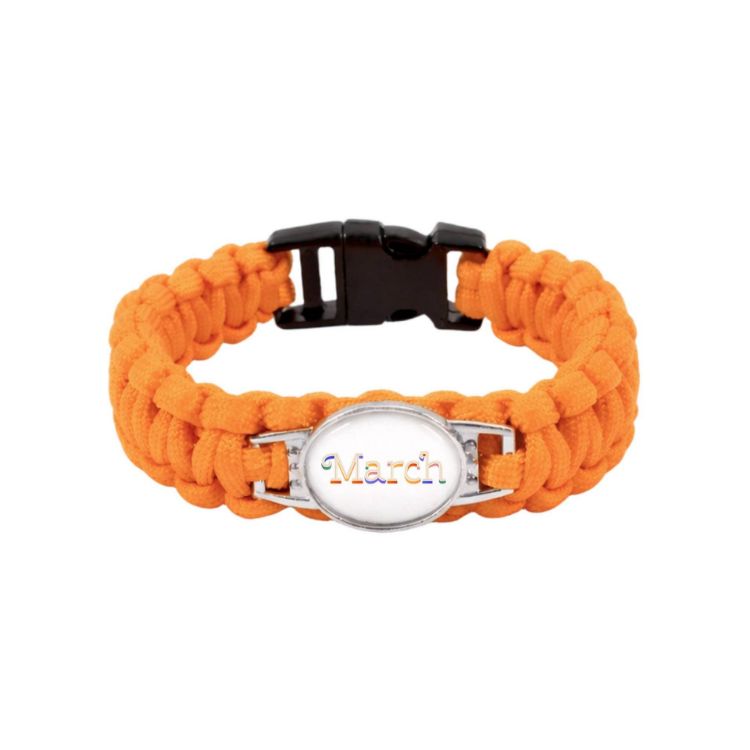 Picture of Braided Paracord Bracelet with Themed Pendant