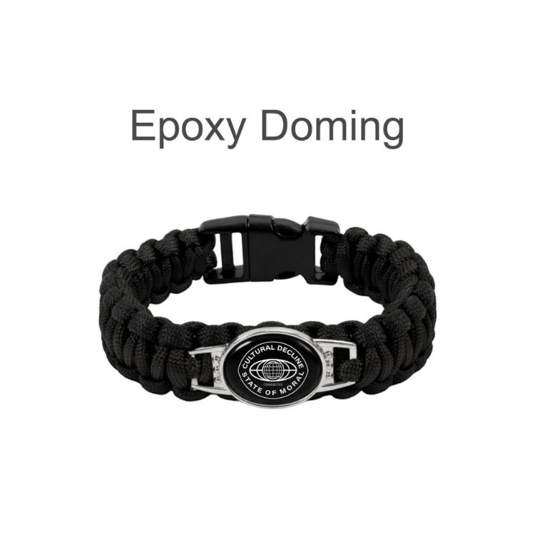 Picture of Braided Paracord Bracelet with Themed Pendant