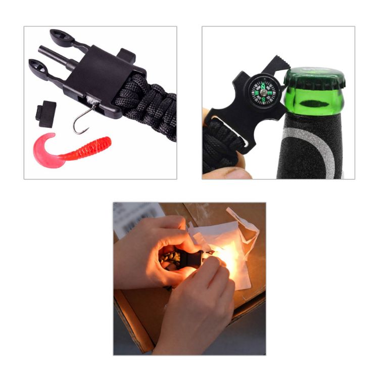Picture of 6 in 1 Paracord Survival Bracelet