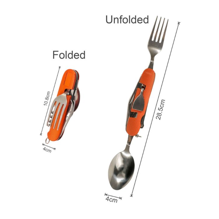 Picture of 10-in-1 Multi-Function Camping Flatware Utensil