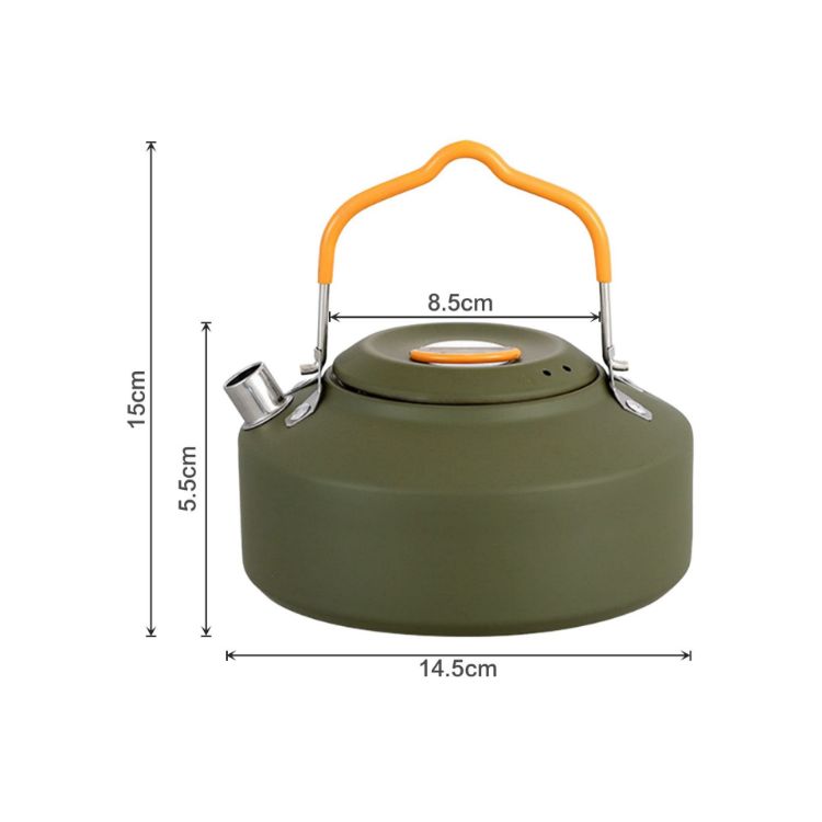 Picture of 1 Litre Camping Kettle Coffee Tea Pot with Lid