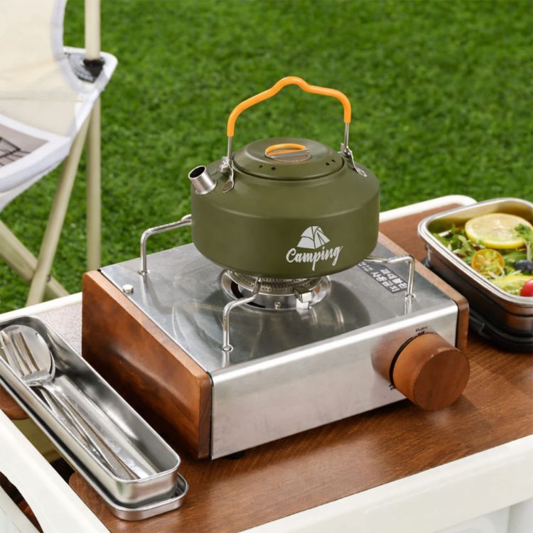 Picture of 1 Litre Camping Kettle Coffee Tea Pot with Lid