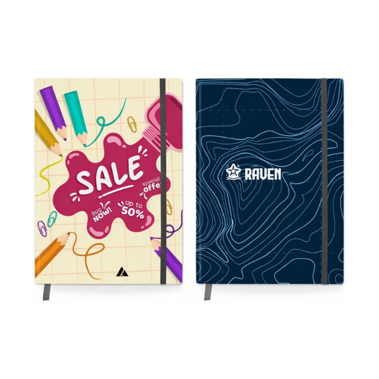 Picture of B5 Full Colour Cardboard Cover Notebook