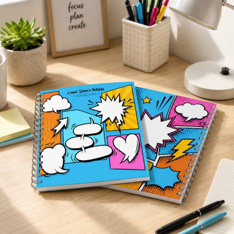 Picture of A5 Full Colour Wiro Binding NoteBook