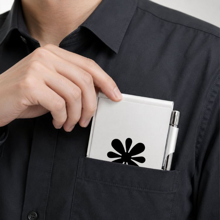 Picture of Aluminium Pocket Notebook