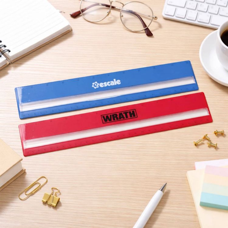 Picture of Dual Scale 30CM Magnifying Ruler