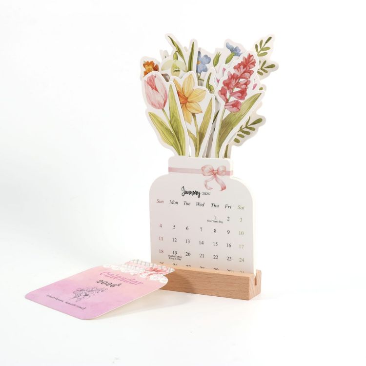 Picture of Flowers Desk Calendar